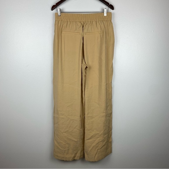 Madewell The Carley Wide-Leg Pants Softdrape Tan NWT - Picture 6 of 12